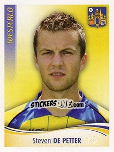 Sticker Steven De Petter - Football Belgium 2009-2010 n. 419 - Panini
