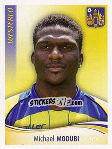 Sticker Michael Modubi - Football Belgium 2009-2010 - Panini