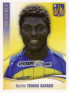 Sticker Bertin Tomou Bayard - Football Belgium 2009-2010 n. 430 - Panini