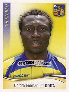 Cromo Obiora Emmanuel Odita - Football Belgium 2009-2010 - Panini