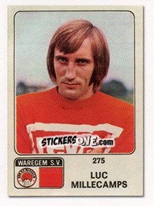Sticker Luc Millecamps (Vedettes du Club) - Football Belgium 2009-2010 n. 440 - Panini