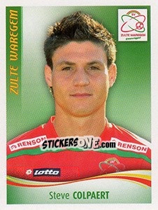 Sticker Steve Colpaert - Football Belgium 2009-2010 - Panini