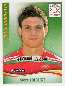 Figurina Steve Colpaert - Football Belgium 2009-2010 - Panini