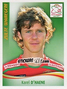 Sticker Karel D'Haene - Football Belgium 2009-2010 - Panini