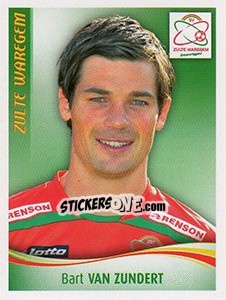 Cromo Bart Van Zundert - Football Belgium 2009-2010 - Panini