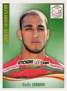 Sticker Badis Lebbihi - Football Belgium 2009-2010 - Panini