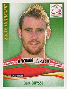 Sticker Bart Buysse - Football Belgium 2009-2010 n. 451 - Panini