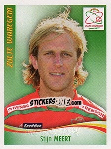 Sticker Stijn Meert - Football Belgium 2009-2010 n. 454 - Panini