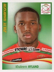 Sticker Khaleem Hyland - Football Belgium 2009-2010 - Panini