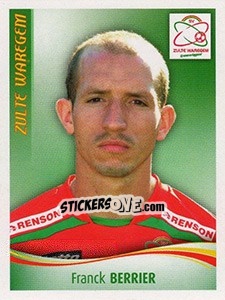 Sticker Franck Berrier - Football Belgium 2009-2010 n. 458 - Panini