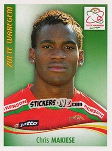 Sticker Chris Makiese - Football Belgium 2009-2010 - Panini