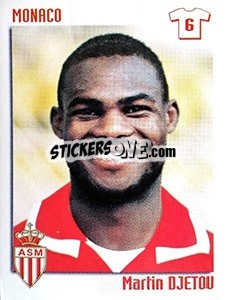 Sticker Martin Djetou - FOOT 1998-1999 n. 195 - Panini