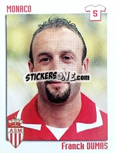 Sticker Franck Dumas - FOOT 1998-1999 - Panini