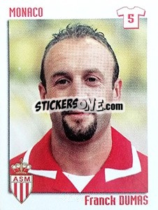 Sticker Franck Dumas - FOOT 1998-1999 n. 196 - Panini
