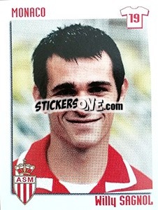 Sticker Willy Sagnol - FOOT 1998-1999 - Panini