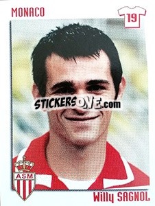 Sticker Willy Sagnol - FOOT 1998-1999 n. 198 - Panini
