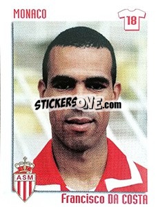 Sticker Francisco Da Costa - FOOT 1998-1999 - Panini