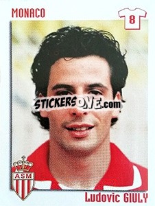 Sticker Ludovic Giuly - FOOT 1998-1999 n. 205 - Panini