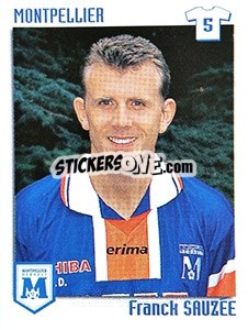 Sticker Franck Sauzee - FOOT 1998-1999 - Panini