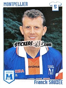 Figurina Franck Sauzee - FOOT 1998-1999 - Panini