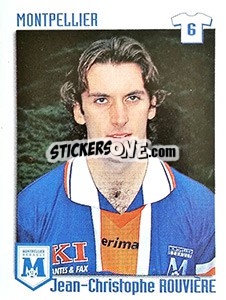 Cromo Jean-Christophe Rouviere - FOOT 1998-1999 - Panini