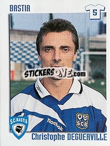 Sticker Christophe Deguerville - FOOT 1998-1999 - Panini