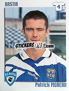 Sticker Patrick Moreau - FOOT 1998-1999 n. 29 - Panini