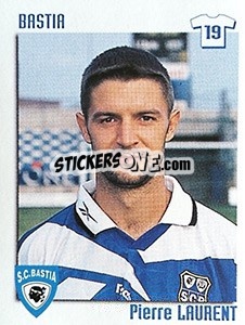 Sticker Pierre Laurent - FOOT 1998-1999 - Panini