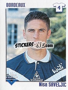 Sticker Nisa Saveljic - FOOT 1998-1999 n. 51 - Panini