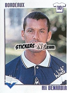 Sticker Ali Benarbia - FOOT 1998-1999 - Panini