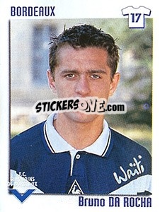 Sticker Bruno Da Rocha - FOOT 1998-1999 n. 54 - Panini
