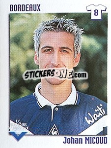Sticker Johan Micoud - FOOT 1998-1999 - Panini