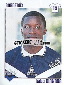 Figurina Kaba Diawara - FOOT 1998-1999 - Panini