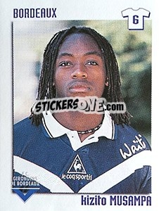 Sticker Kizito Musampa - FOOT 1998-1999 n. 61 - Panini