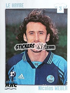 Sticker Nicolas Weber - FOOT 1998-1999 - Panini