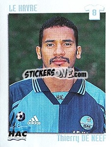 Sticker Thierry De Neef - FOOT 1998-1999 n. 74 - Panini