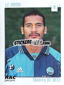 Cromo Thierry De Neef - FOOT 1998-1999 - Panini