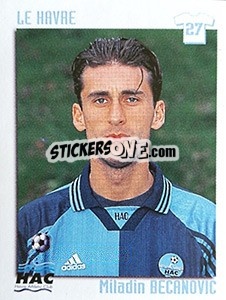 Sticker Miladin Becanovic - FOOT 1998-1999 n. 80 - Panini