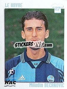 Sticker Miladin Becanovic - FOOT 1998-1999 - Panini