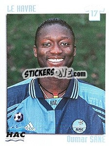 Figurina Oumar Sane - FOOT 1998-1999 - Panini