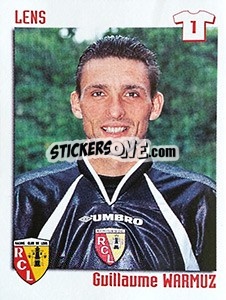 Sticker Guillaume Warmuz - FOOT 1998-1999 n. 88 - Panini