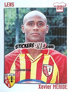 Cromo Xavier Meride - FOOT 1998-1999 - Panini