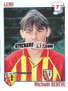 Sticker Michael Debeve - FOOT 1998-1999 n. 96 - Panini