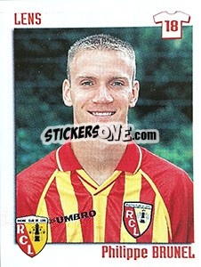 Sticker Philippe Brunel - FOOT 1998-1999 - Panini