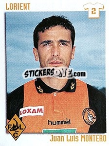 Figurina Juan Luis Montero - FOOT 1998-1999 n. 114 - Panini