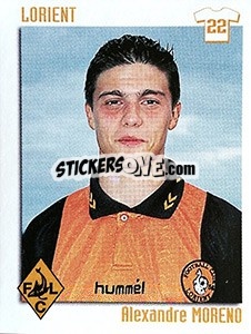 Sticker Alexandre Moreno - FOOT 1998-1999 - Panini