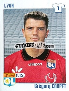 Sticker Gregory Coupet - FOOT 1998-1999 - Panini