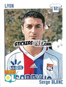 Sticker Serge Blanc - FOOT 1998-1999 n. 133 - Panini