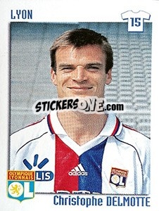 Figurina Christophe Delmotte - FOOT 1998-1999 - Panini