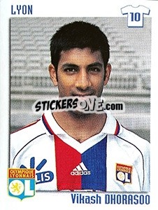 Cromo Vikash Dhorasoo - FOOT 1998-1999 - Panini